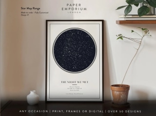 Custom Star Map Print