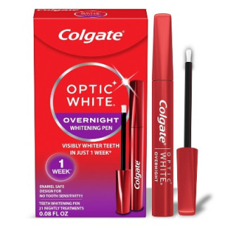 Colgate Optic White Overnight Teeth Whitening Pen and Whitening Toothpaste Kit