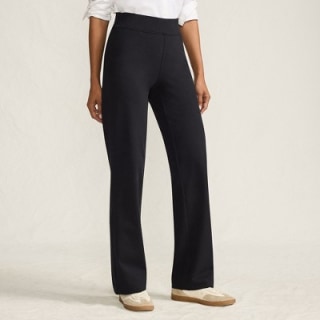Lands' End Women's Starfish Mid Rise Straight Leg Pants