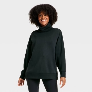 All in Motion Airy Sleek Funnel Neck Sweatshirt