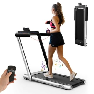Costway Dual Display Screen Treadmill