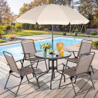 Walsunny 6 Piece Patio Furniture Set