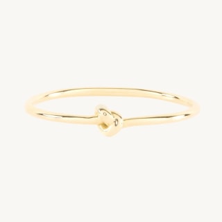 Catbird Poet’s Knot Gold Ring