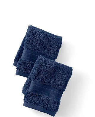 Lands' End Premium Supima Cotton Wash Cloth Set