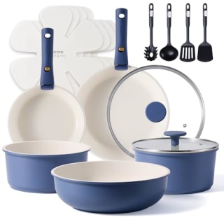 Carote 7pcs Pots and Pans Set, Nonstick Cookware Set