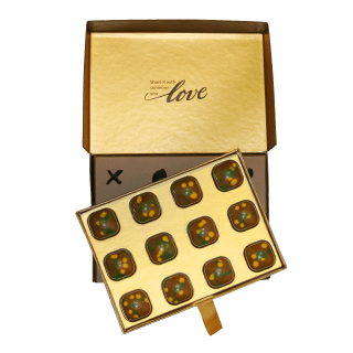 Chocolove Dubai Style Milk Chocolate Pistachio & Kadayif Gift Box