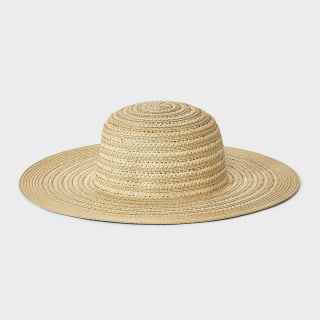 Shade & Shore Packable Straw Short Brim Floppy Hat