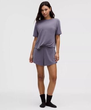 Lululemon Drapey Softstreme Boatneck Short-Sleeve Shirt
