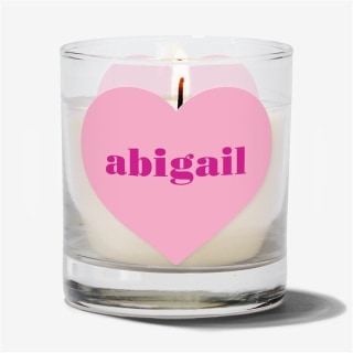 Personalization Mall Heart You Lots Personalized 8oz Glass Candle