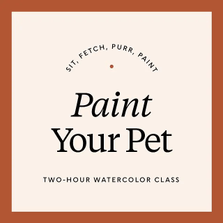 Uncommon Goods Pet Portrait Painting Class