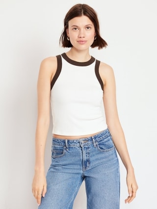 Old Navy Snug High-Neck Tank Top