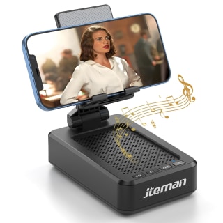 Jteman Cell Phone Stand with Wireless Bluetooth Speaker