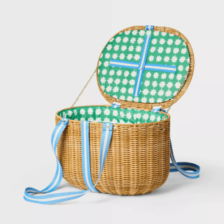 Roller Rabbit x Target Woven Picnic Basket