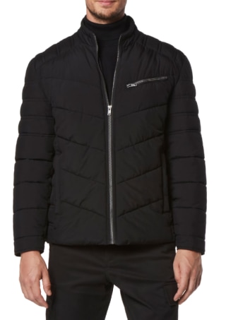 Andrew Marc Winslow Stand Collar Puffer Jacket