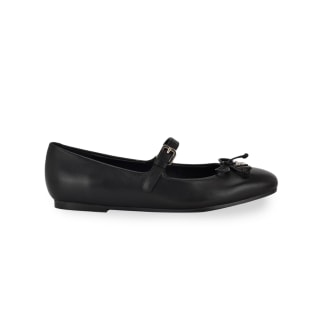Guess Kayra Leather Mary Jane Ballet Flats