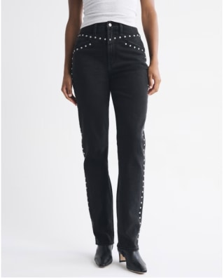 Curve Love Ultra High Rise Straight Jeans 