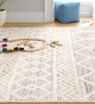 Latrissa Moroccan Flatweave Wool Area Rug