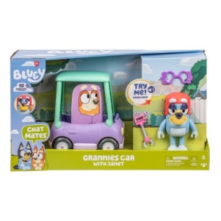 Bluey Chat Mates Figure & Vehicle