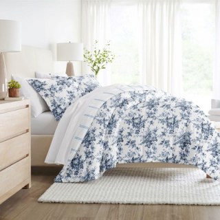Becky Cameron Cabbage Rose All Season Reversible Comforter