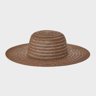 Shade & Shore Packable Straw Short Brim Floppy Hat