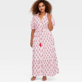 Roller Rabbit x Target Bouquet Short Sleeve Maxi Dress
