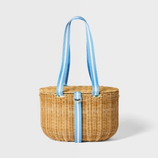 Roller Rabbit x Target Woven Picnic Basket