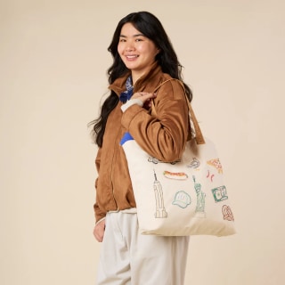 Chasing Threads Stitch Your City Tote Bag