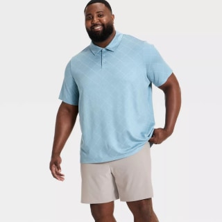 All in Motion Men's Jaquard Polo