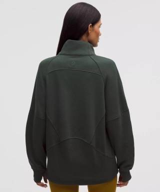 Lululemon Scuba Oversized Funnel-Neck Half Zip Long