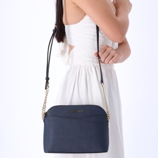 Michael Kors Back Slip Pocket Signature Canvas Crossbody Bag