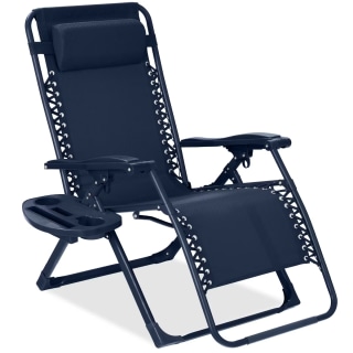 Best Choice Products Zero Gravity Folding Recliner Chair with Side Tray and Headrest