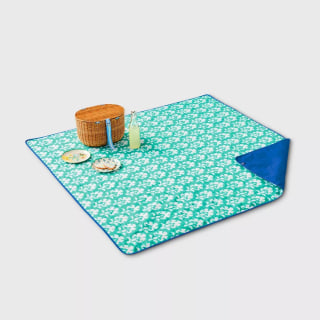 Roller Rabbit x Target Stamped Floral Picnic Blanket
