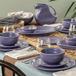 Fiesta Lavender Bistro Coupe Dinnerware Set for 4 (12 Piece)