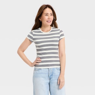 Universal Thread Short Sleeve Ribbed T-Shirt