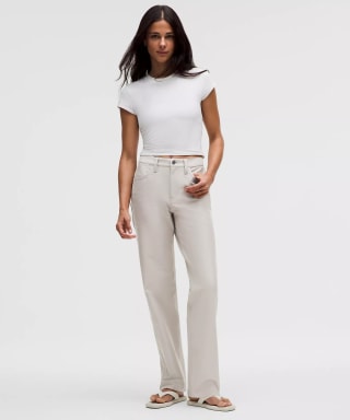 Lululemon EasyFive Mid-Rise Relaxed-Straight Pant Regular