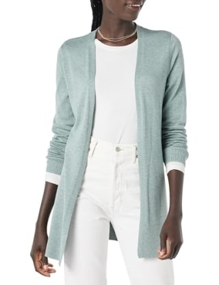 Lightweight Long Sleeve Open-Front Cardigan Sweater
