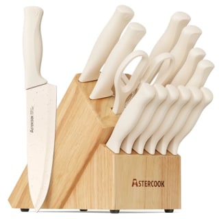 Astercook 15-Piece Kitchen Knife Set
