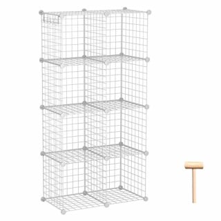 C&AHOME Wire Cube Storage 8-Cube Organizer