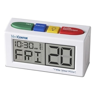 MedCenter Talking Alarm Clock