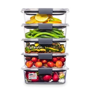 Rubbermaid Brilliance Tritan Plastic Food Storage Containers