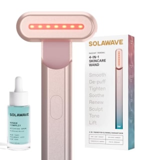Solawave 4-in-1 Radiant Renewal Red Light Therapy Wand & Renew Complex Serum 