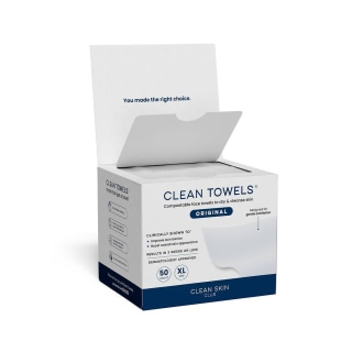 Clean Skin Club Disposable Face Towel for Improved Skin (50 Count)