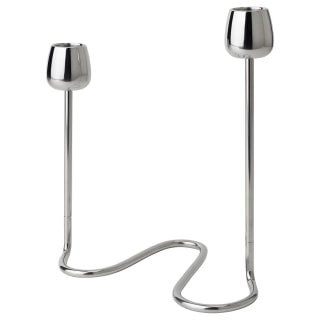 Silverpäron Silver Candlestick for 2 candles,