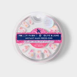 Roller Rabbit x Target x Olive & June Press-On Fake Nails (42 Count)