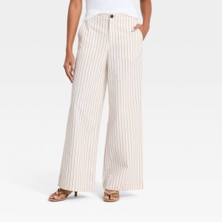 A New Day Faux Linen Trousers