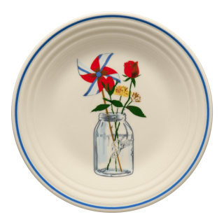 Fiesta Americana Mason Jar Classic Rim Luncheon Plate (9 Inch)