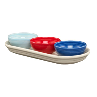 Fiesta Americana Mixed Colors Condiment Set (4 Piece)
