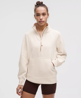 Lululemon Scuba Oversized Funnel-Neck Half Zip Long