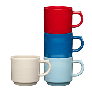 Fiesta Mixed Americana Stackable Mugs (Set of 4)