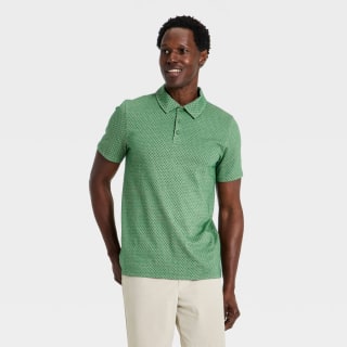 All in Motion Men's Jaquard Polo